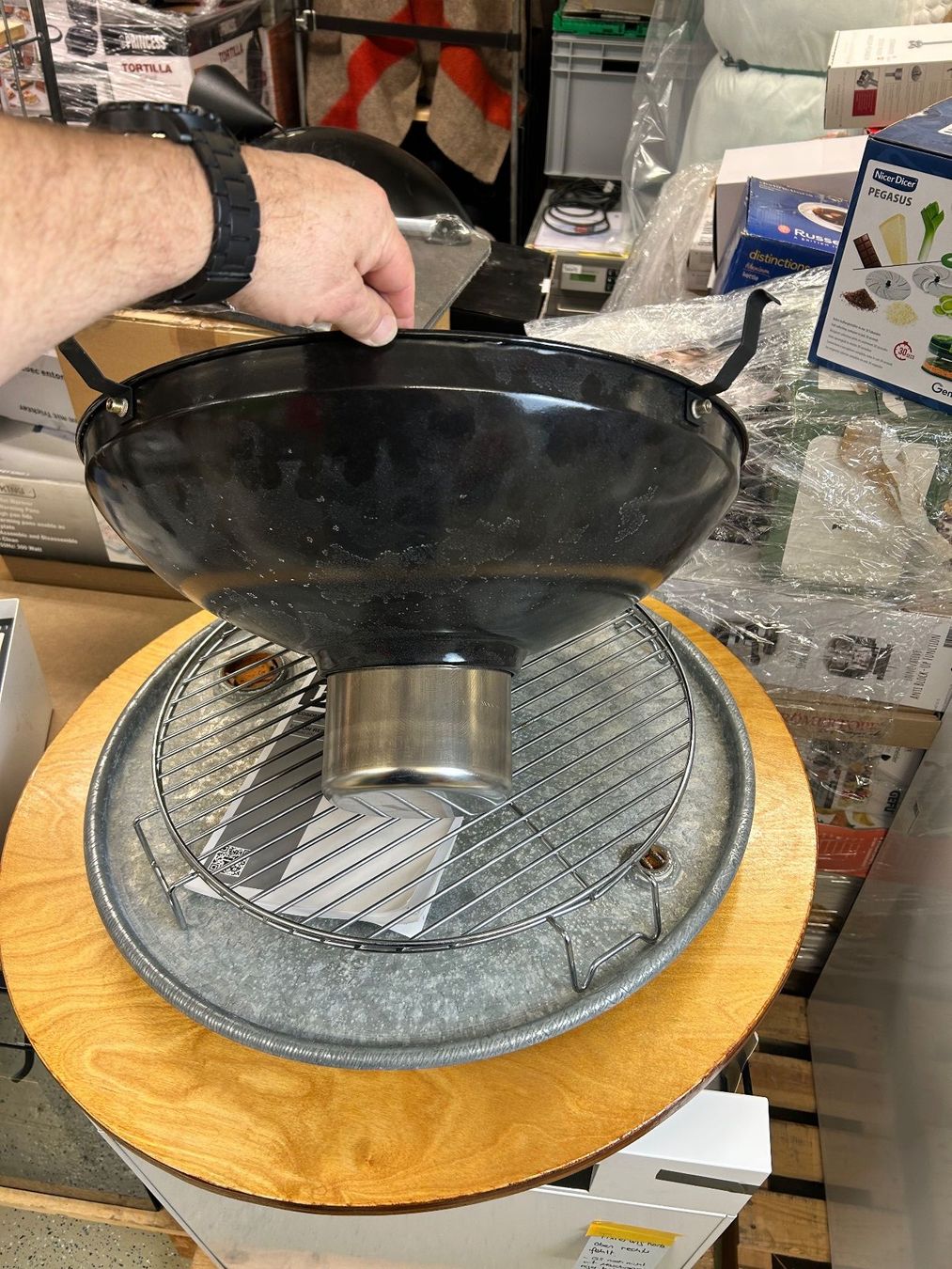 Griglie: Grill- Bartisch - Fass – Nuovo (secondo la descrizione) da Malters venduto da DPHandel 8