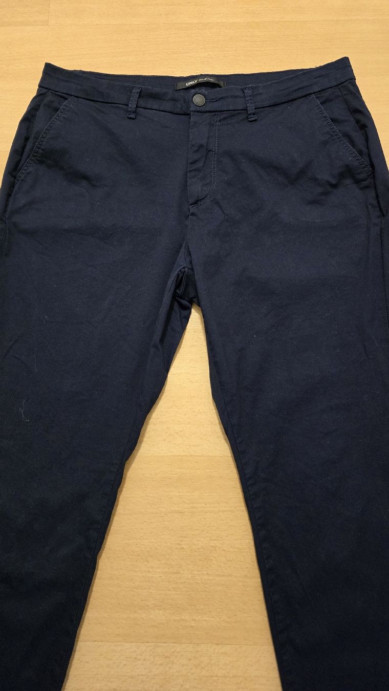 Only Pantaloni: Chino dunkelblau Gr. 40 / 30 – Nuovo (secondo la descrizione) da Sursee venduto da M_Z 1