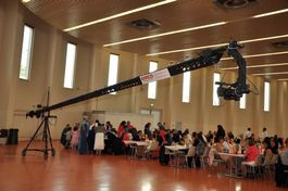 Professionelle Kamerakran 12m mit viel Zubehör