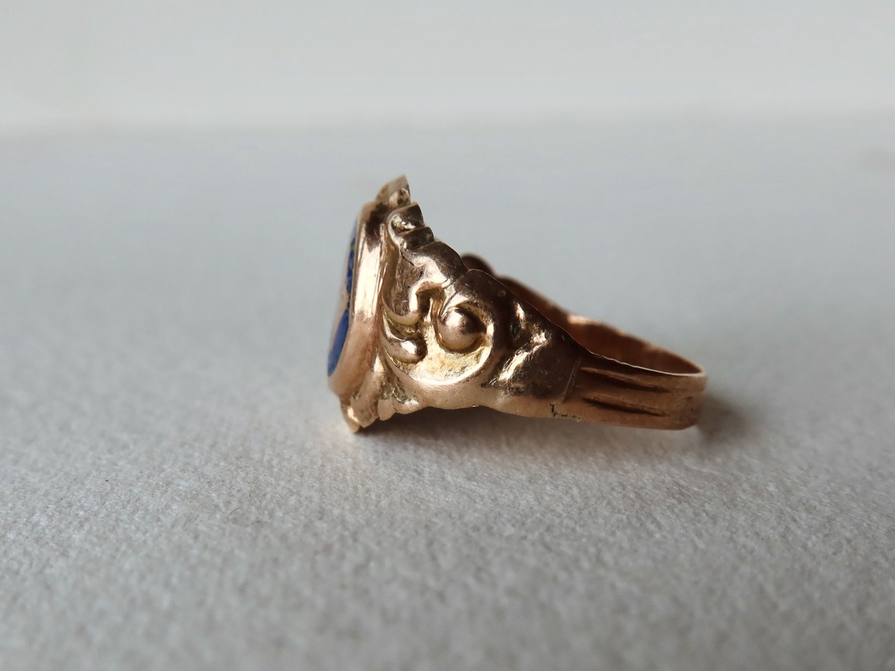 Anelli: Antiker Ring aus 9 Karat Gold – Usato da Meilen venduto da RosieZurich 1