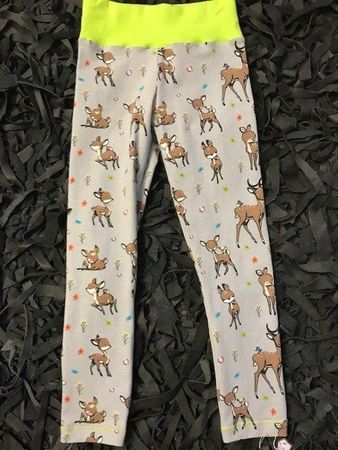 Bambi, Reh Leggings mit Bündchen Gr. 110 Neu