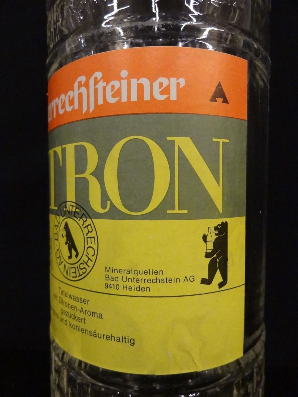 Bicchieri, Caraffe & Bottiglie: Flasche UNTERRECHSTEINER CITRON 1967 – Usato da Kerzers venduto da Flaschenposten 3