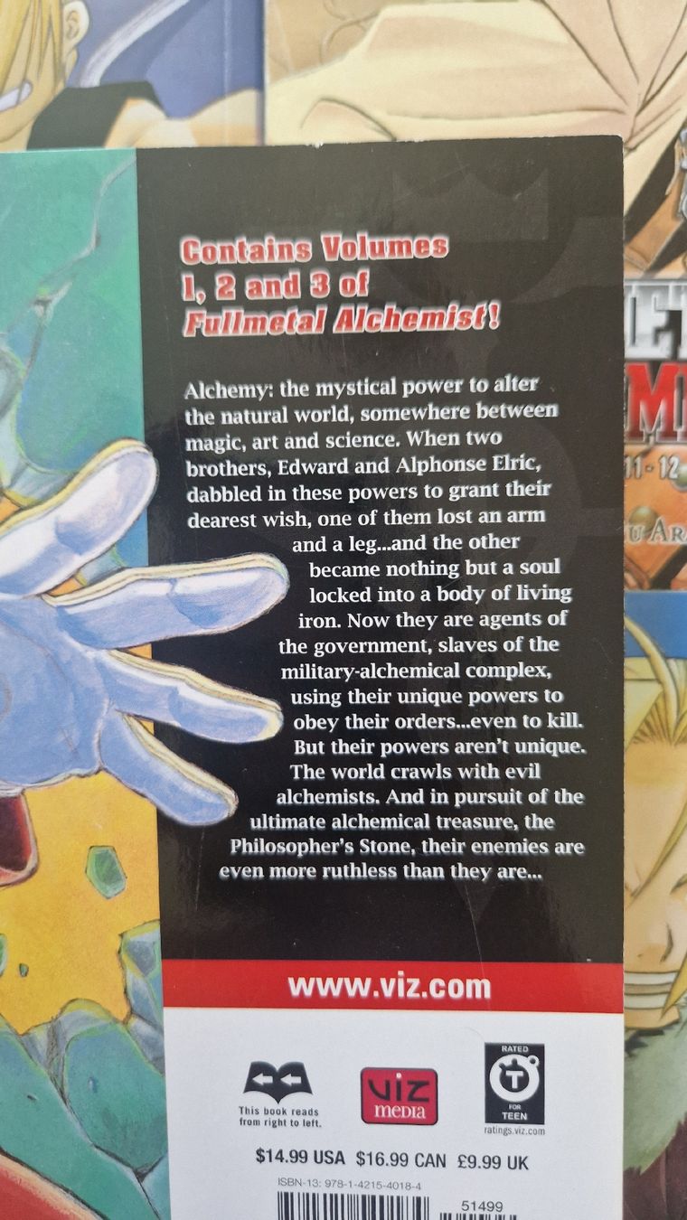 Fumetti: Manga "Fullmetal Alchemist" 1-18 – Usato da Zürich venduto da Kaname_Madoka 2