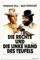Blechschild-SPENCER/HILL-RECHTE U. LINKE
