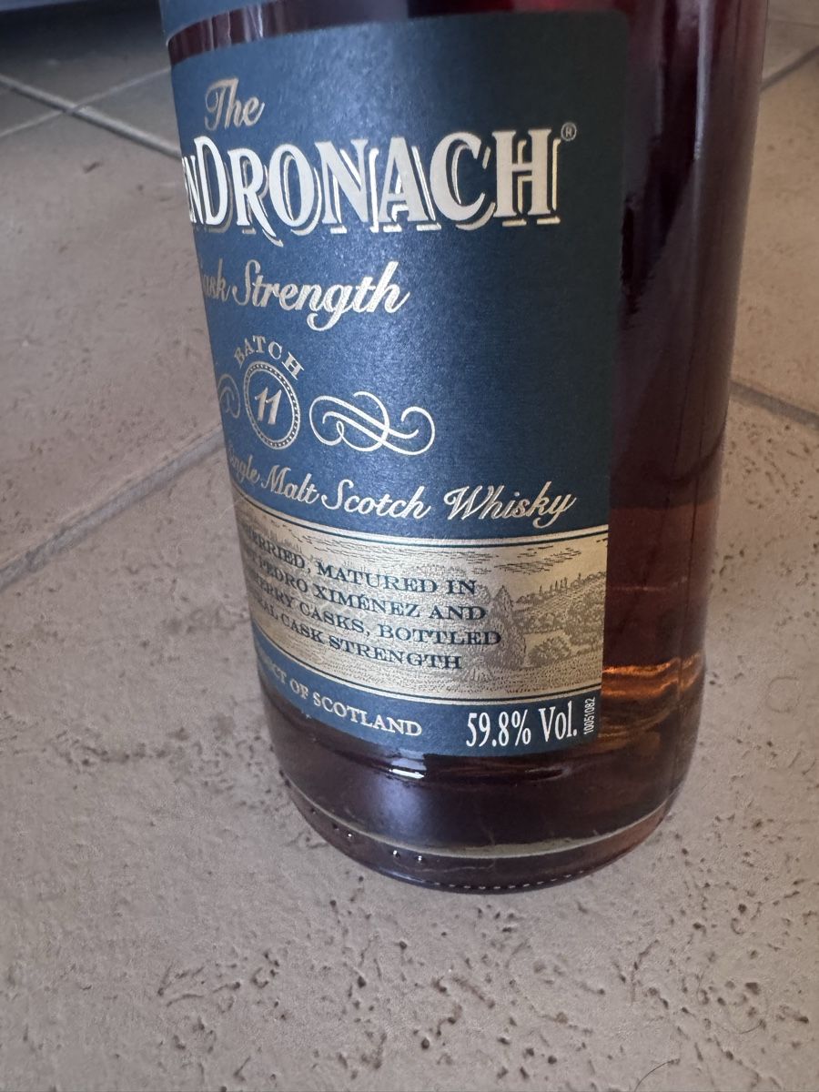 Glendronach Bevande alcoliche: The Glendronach Cask Strength Batch 11 Whisky – Nuovo e nell'imballaggio originale da Hergiswil NW venduto da wert721 4