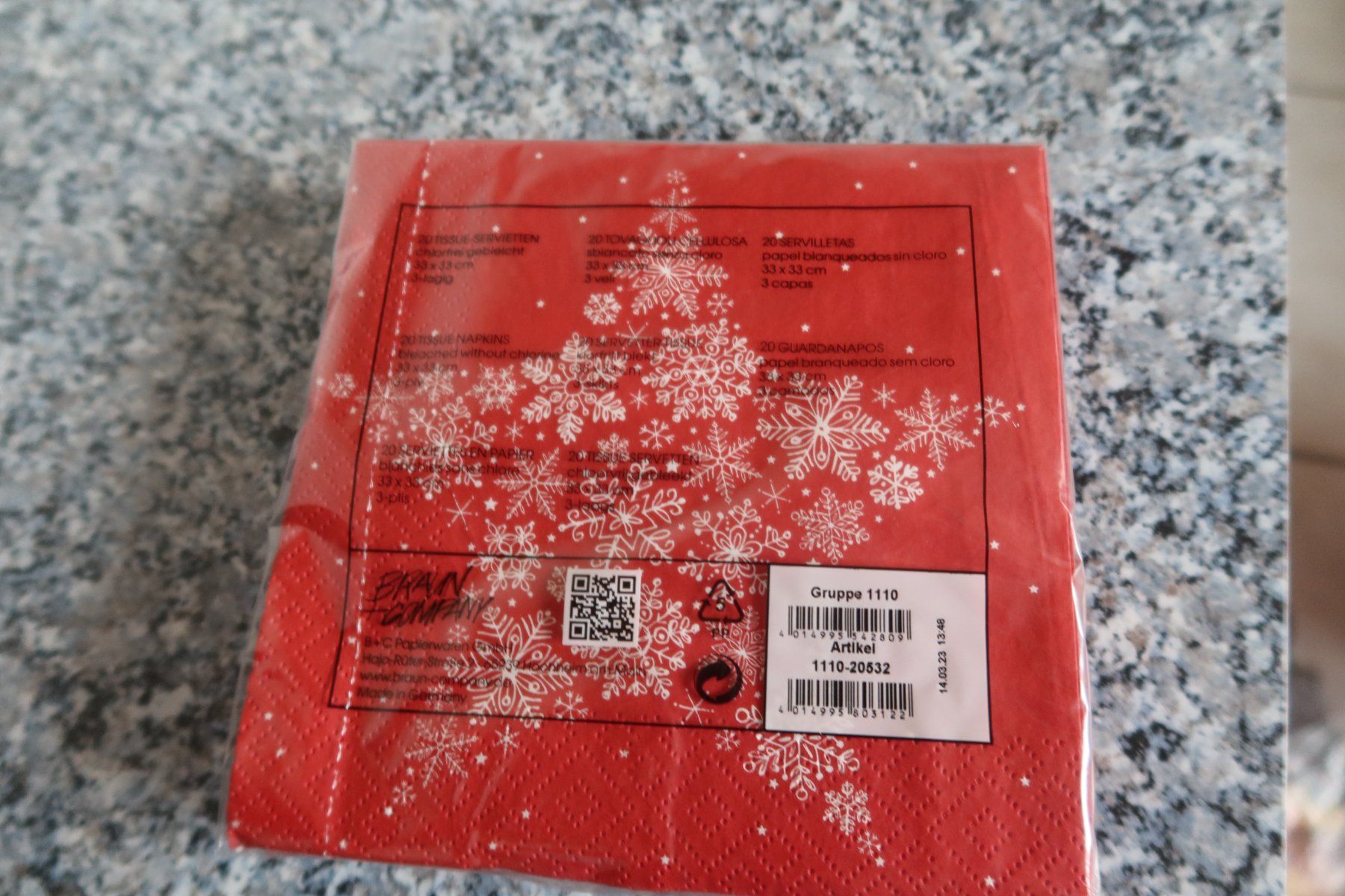 Servietten: Weihnachtsservietten – Neu und originalverpackt aus Täuffelen von Cindybussy 1