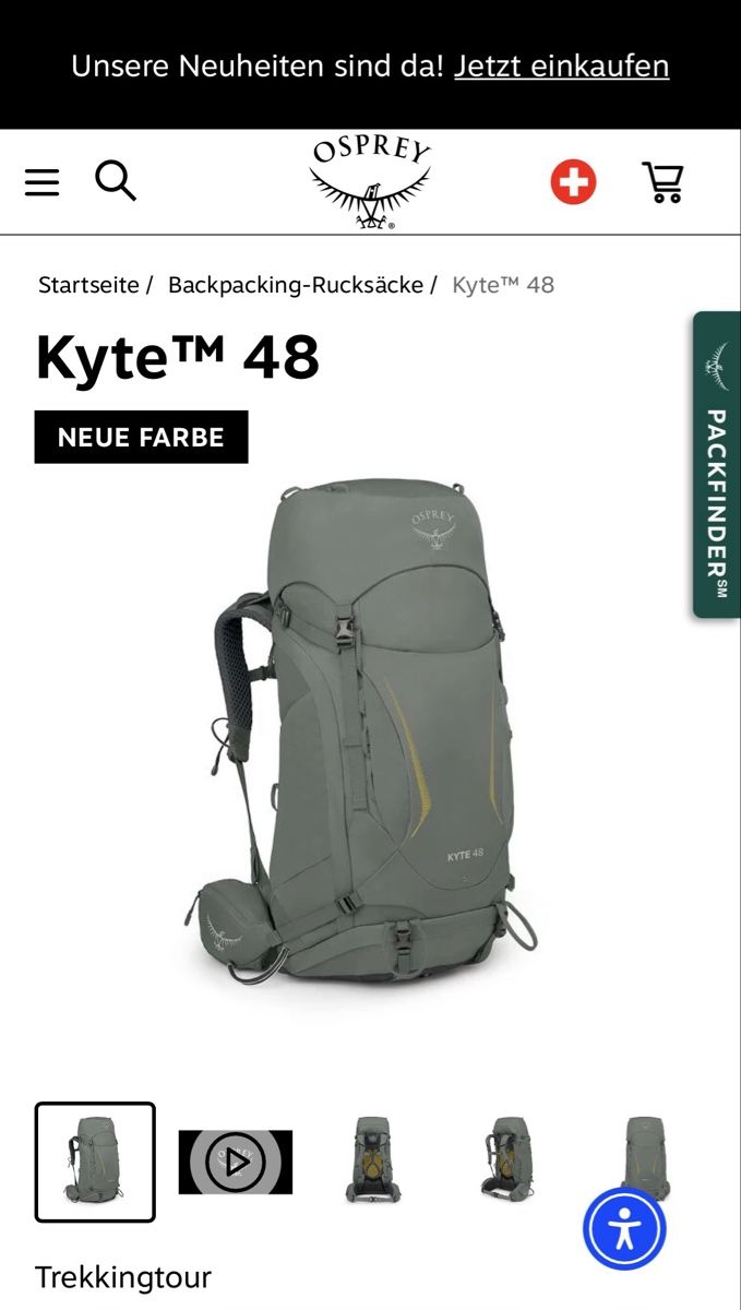 Osprey Zaini: Brandneuer Osprey Kyte 48 – Nuovo e nell'imballaggio originale da Oberwil b. Zug venduto da Duck8 3
