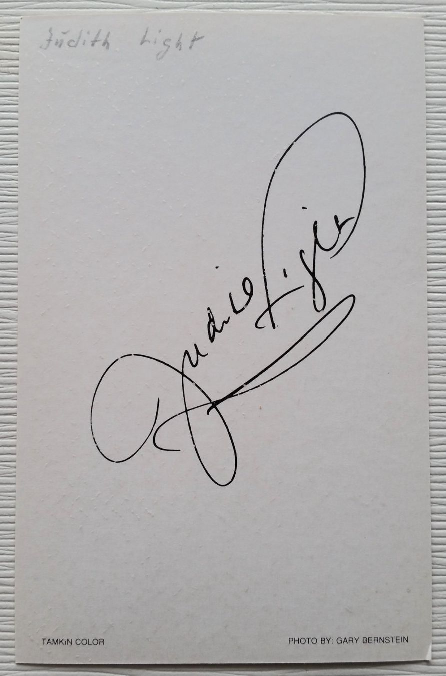 Autografi: Judith Light, signiertes Original-Autogramm, um 1995 – Usato da Oberriet SG venduto da ganesh435 1