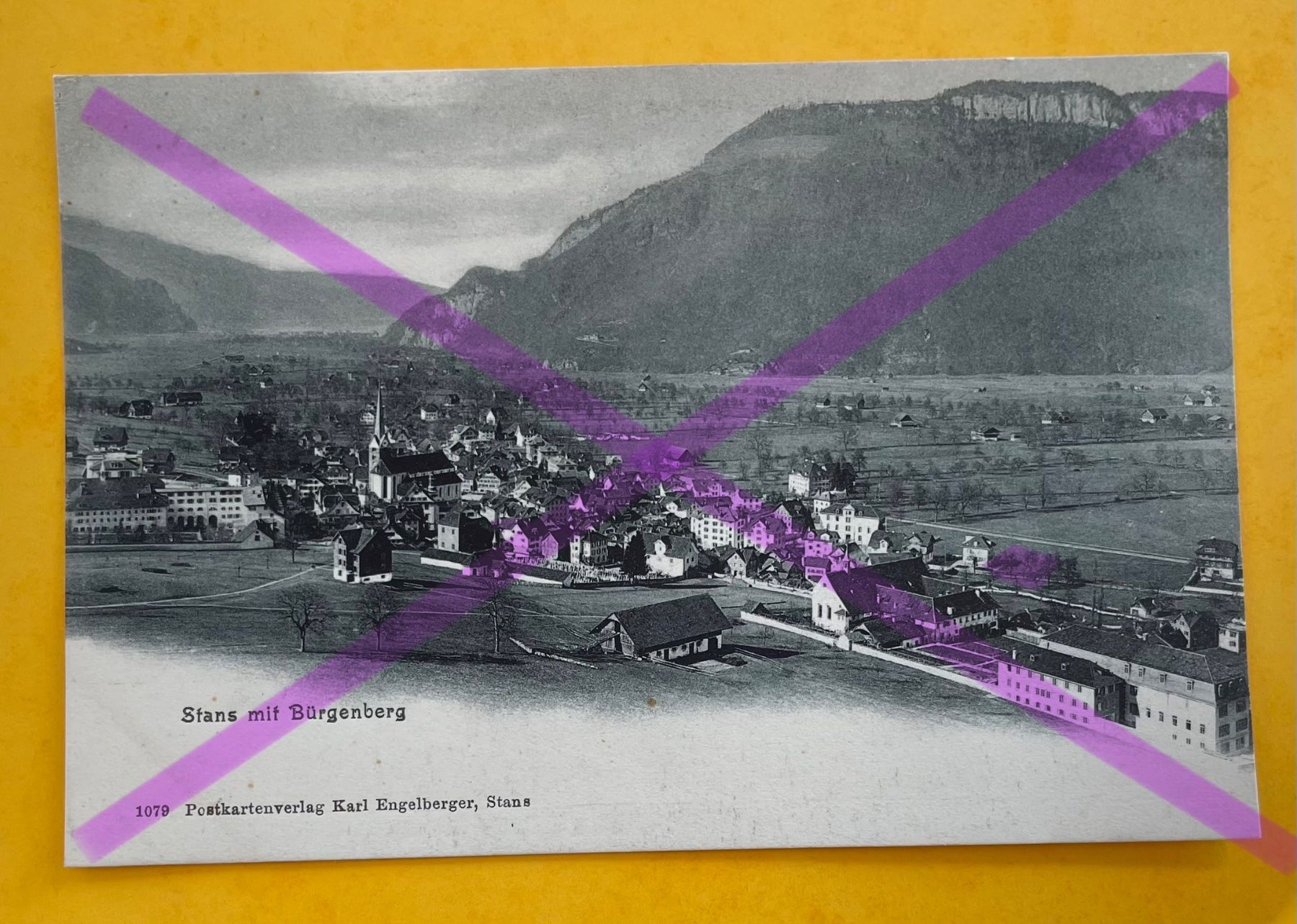 Cartoline postali: Stans - mit Bürgenberg - ungelaufen – Usato da Mauren TG venduto da montis09