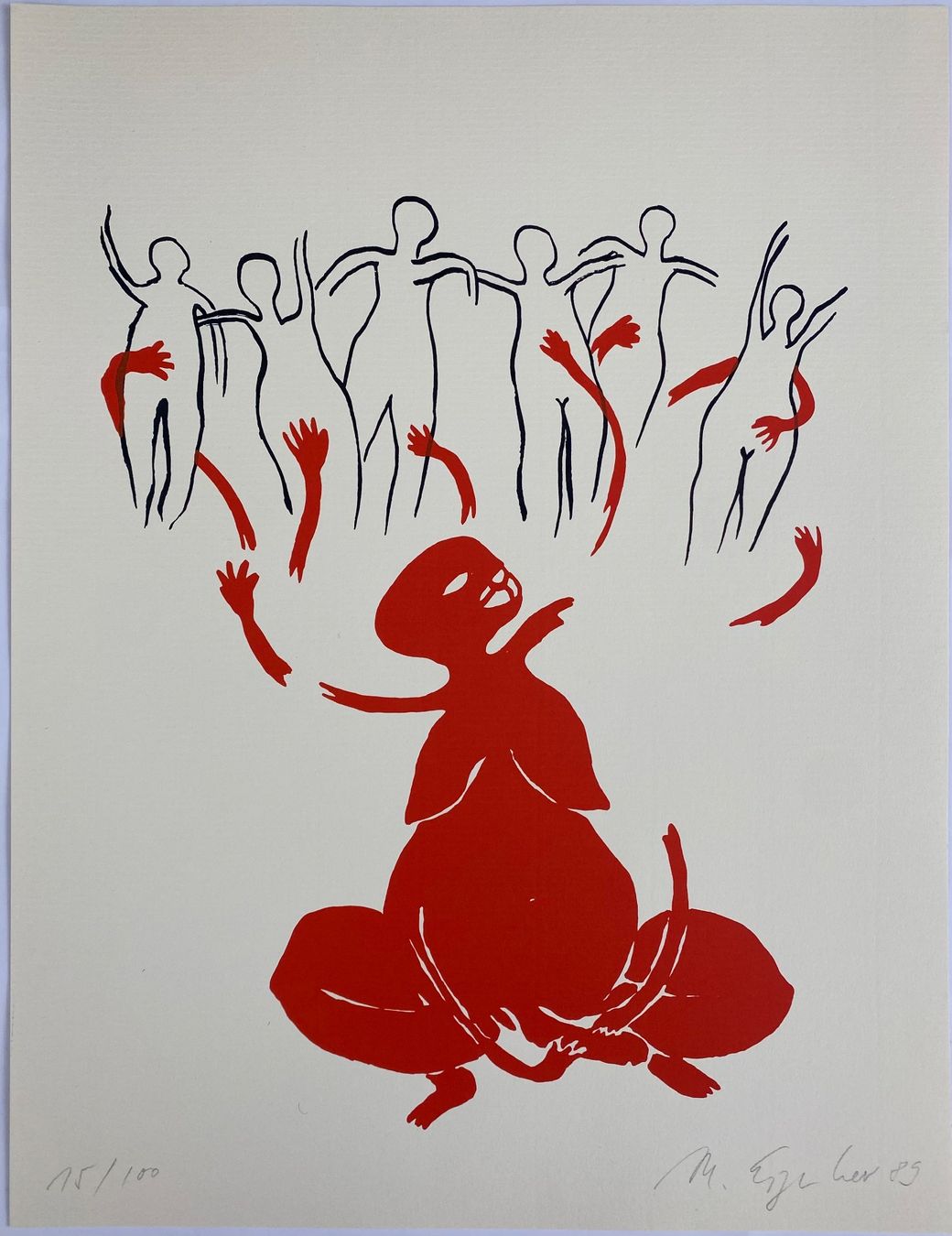 Gemälde: Grafikmappe – Dr. Schnabel ` s Totentanz – Gebraucht aus Basel von bigmbh 7