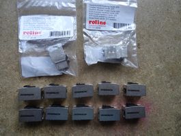 12 Stück RJ45 Kupplungen teilweise OVP