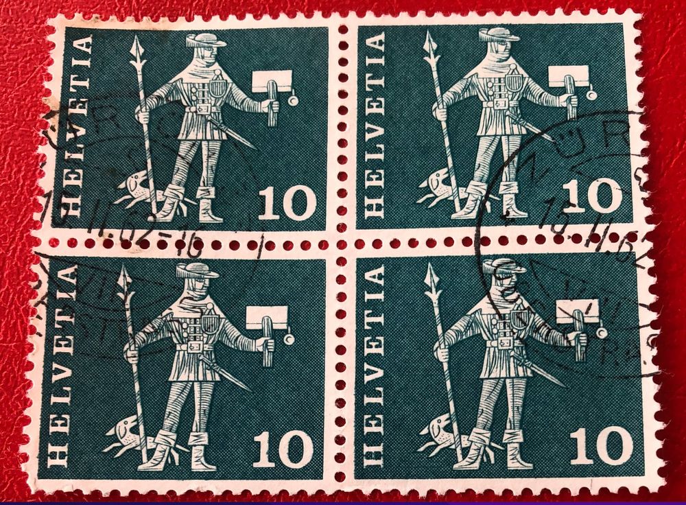 Tutti i francobolli: 4 er Block Nr.356 mit Stempel – Usato da Aarau venduto da Billa007