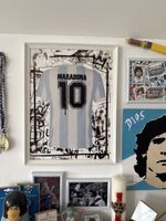 Maradona Kunstdruck, handsigniert, einmalige Gelegenheit!