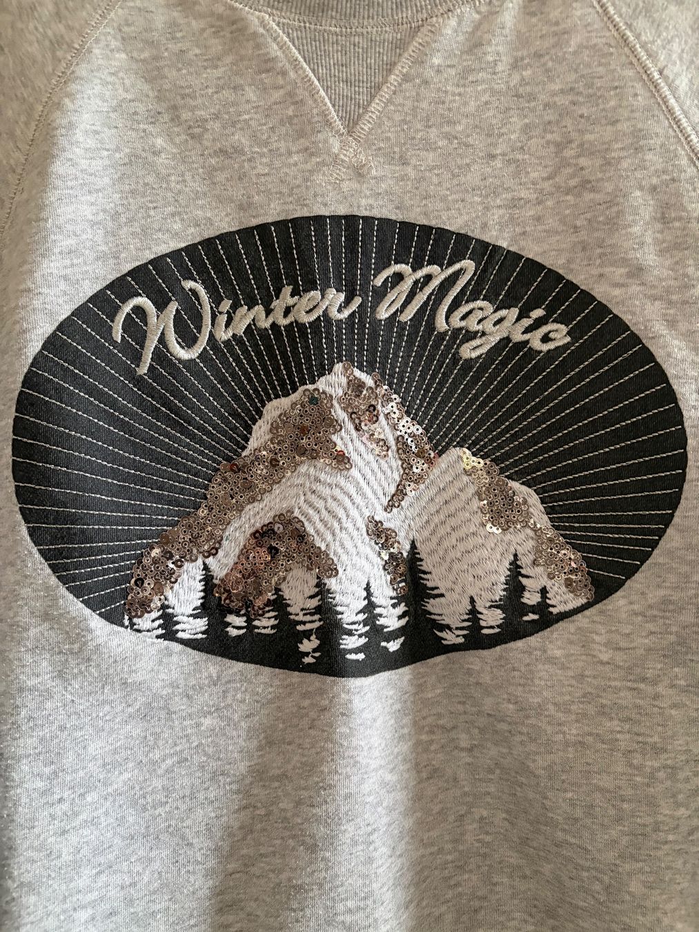 Maglioni & Felpe: RETRO SWEATSHIRT WINTER MAGIC Größe M 100 % Baumwolle – Usato da Interlaken venduto da Bona55 1