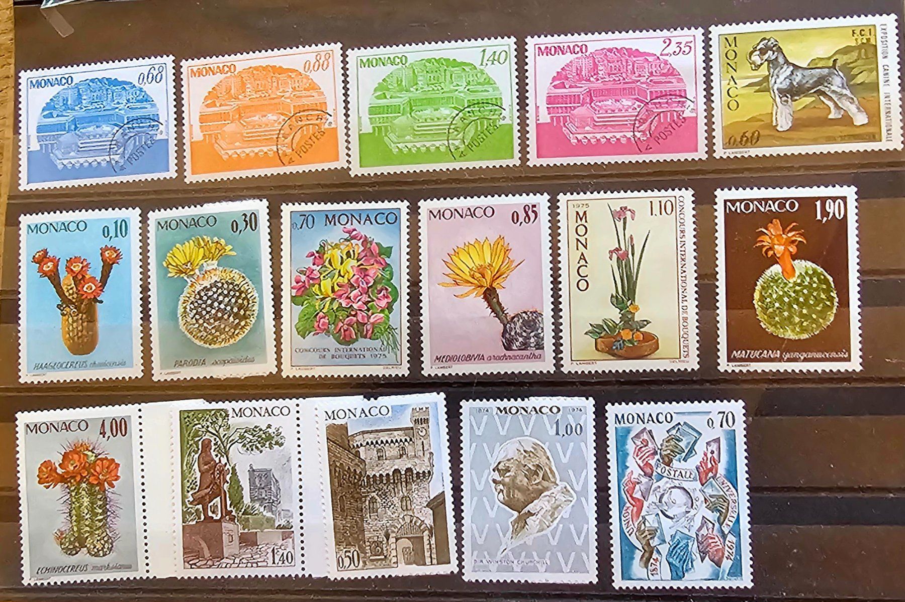 Alle Briefmarken: MONACO timbres neufs **, 1974-75 – Neu (gemäss Beschreibung) aus Les Valettes von Nuba1