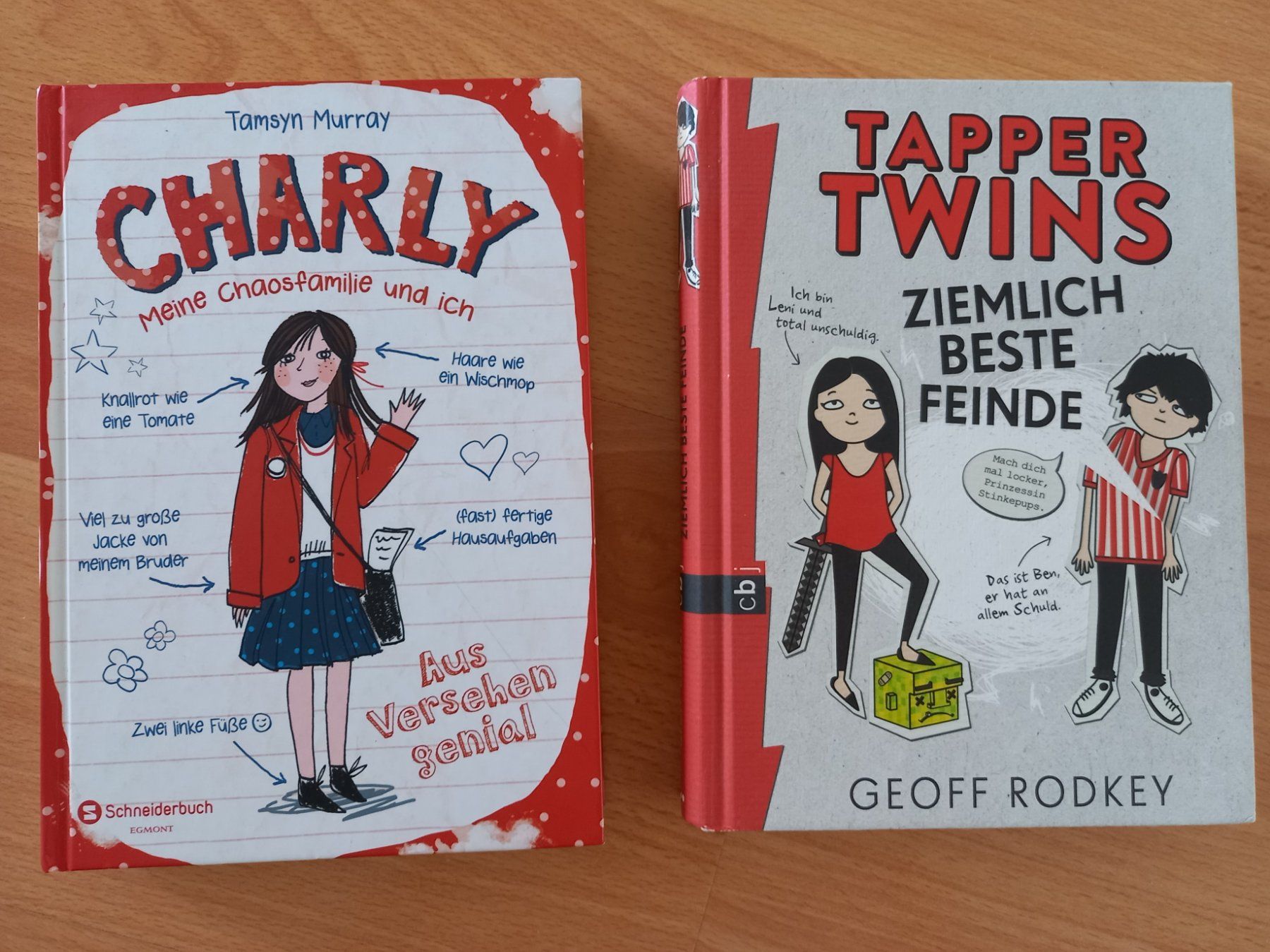 Livres: 2 Jugendbücher 'Charly' und 'Tapper Twins' – D'occasion à Obernau par Corolli