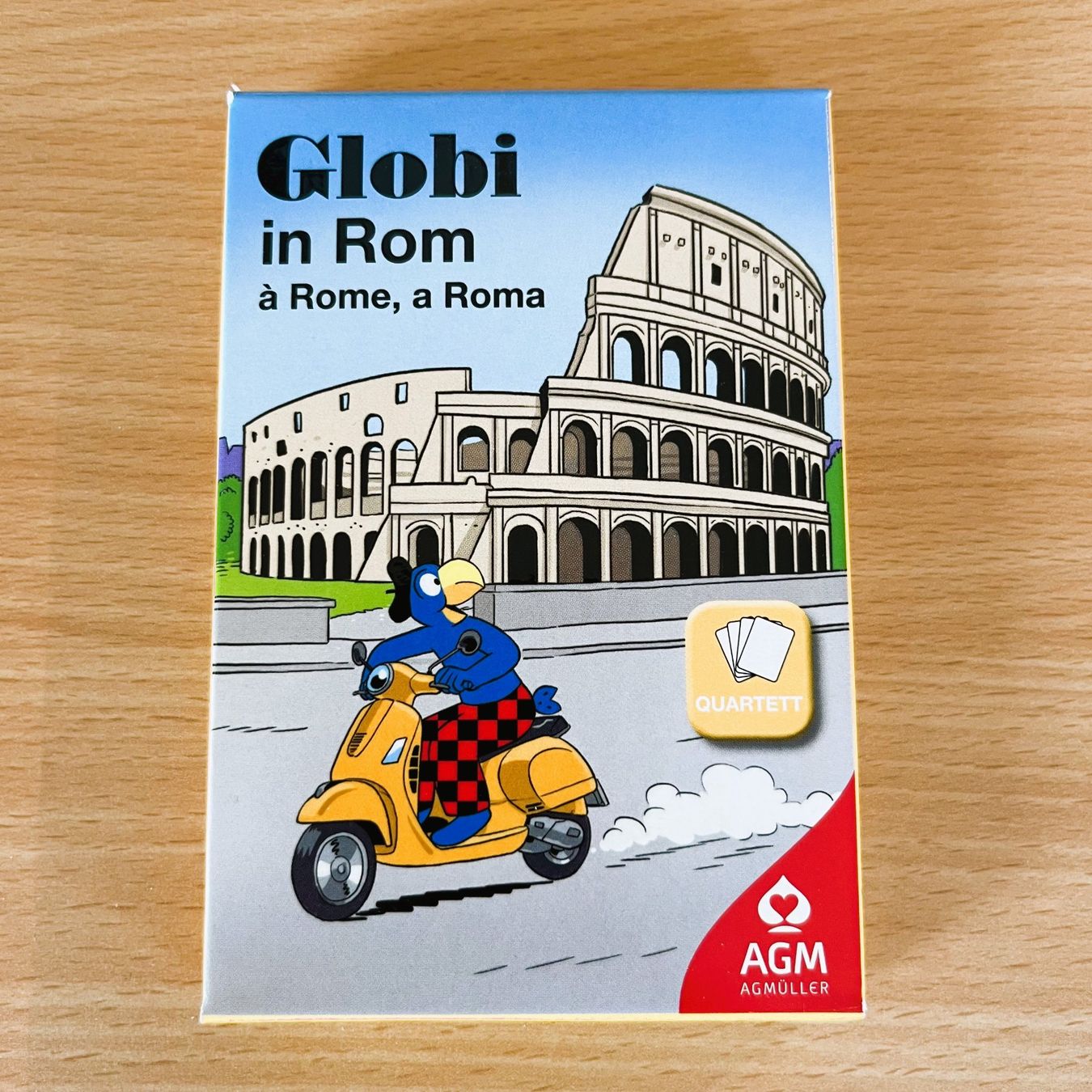 Giochi: Kartenspiel - Quartett - Globi in Rom – Nuovo (secondo la descrizione) da Amlikon-Bissegg venduto da allerlei-versand