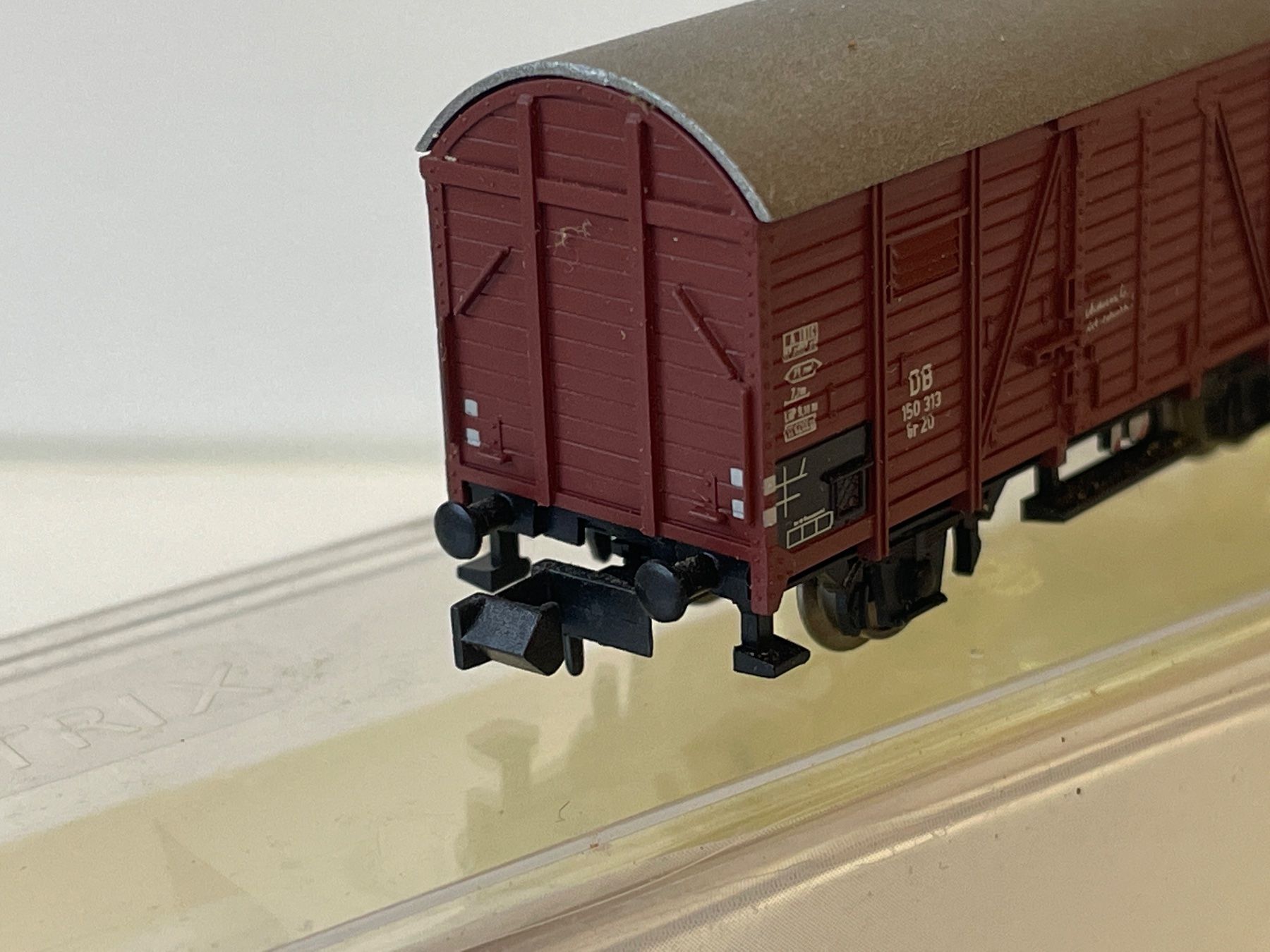 Trix Modellini di ferrovie: Minitrix 15173-25 Gedeckter Güterwagen DB – Nuovo (secondo la descrizione) da Wilderswil venduto da Modellbahn-Shop-Moll 2