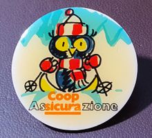 R758 - Pin Coop Assicurazione / Skifahren