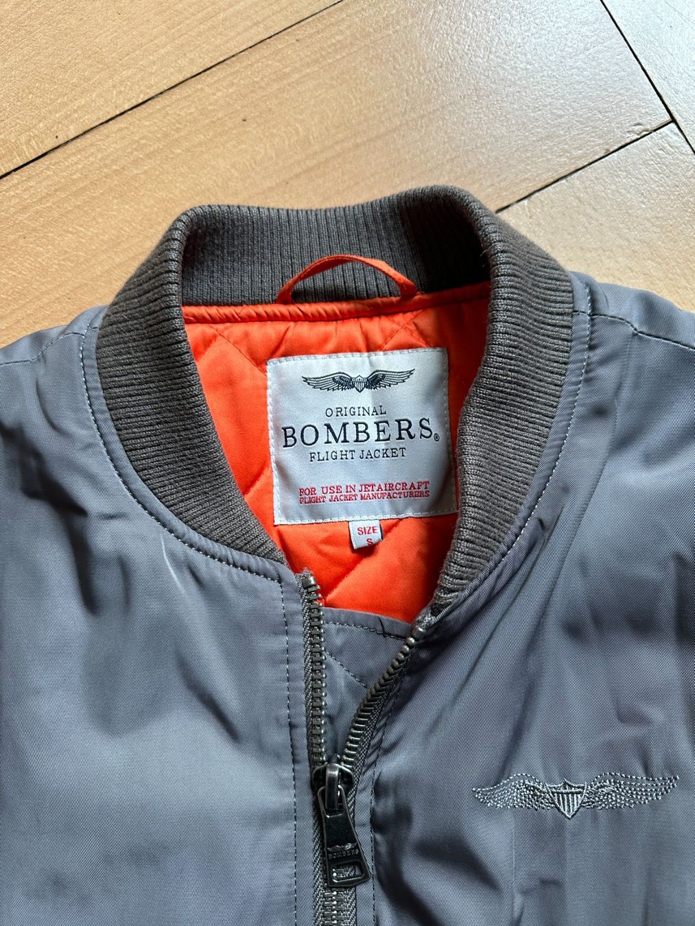 Giacche: BOMBERS ORIGINAL - Bomberjacke khaki S – Usato da Zürich venduto da Diazaio 5