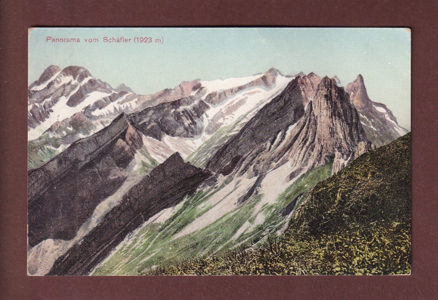 Ansichtskarten: Panorama vom SCHÄFLER – Gebraucht aus Pully von nicecards-shop
