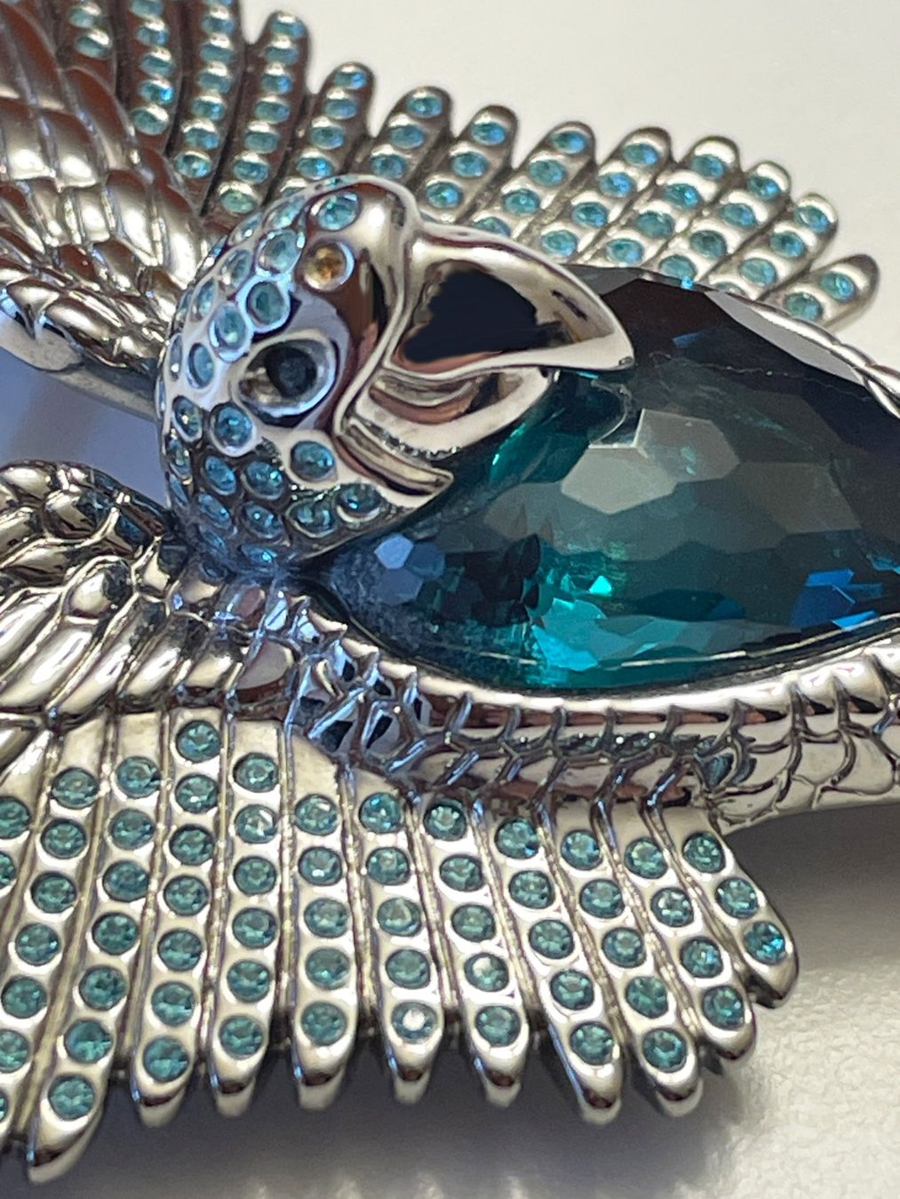 Swarovski Spille & Fermagli: Vogel-Brosche von Swarovski – Usato da Chur venduto da elifor 3