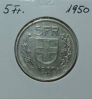 5 Franken 1950 Silber