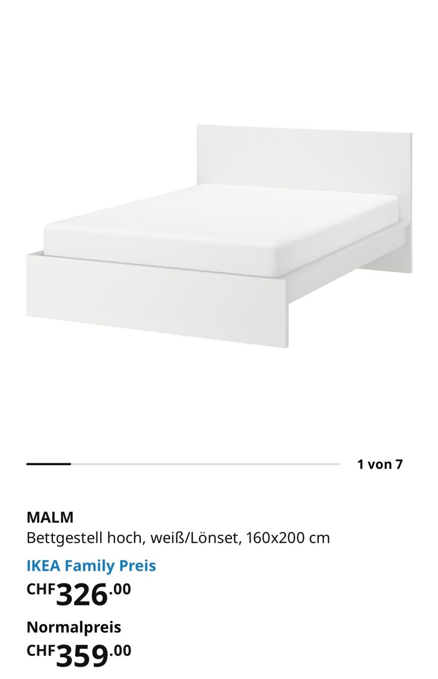 Ikea Betten: Bett Malm – Gebraucht aus Bern von c_macir 1