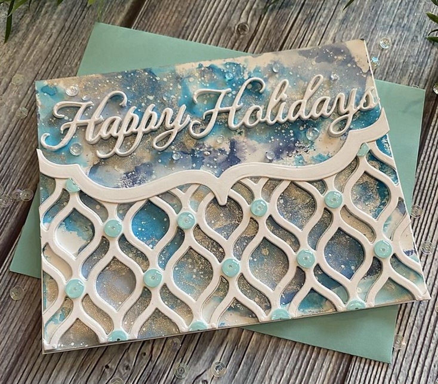 Sciablone: Spellbinders Dies ** Mosaic Bracket ** – Nuovo e nell'imballaggio originale da Rubigen venduto da rofi100