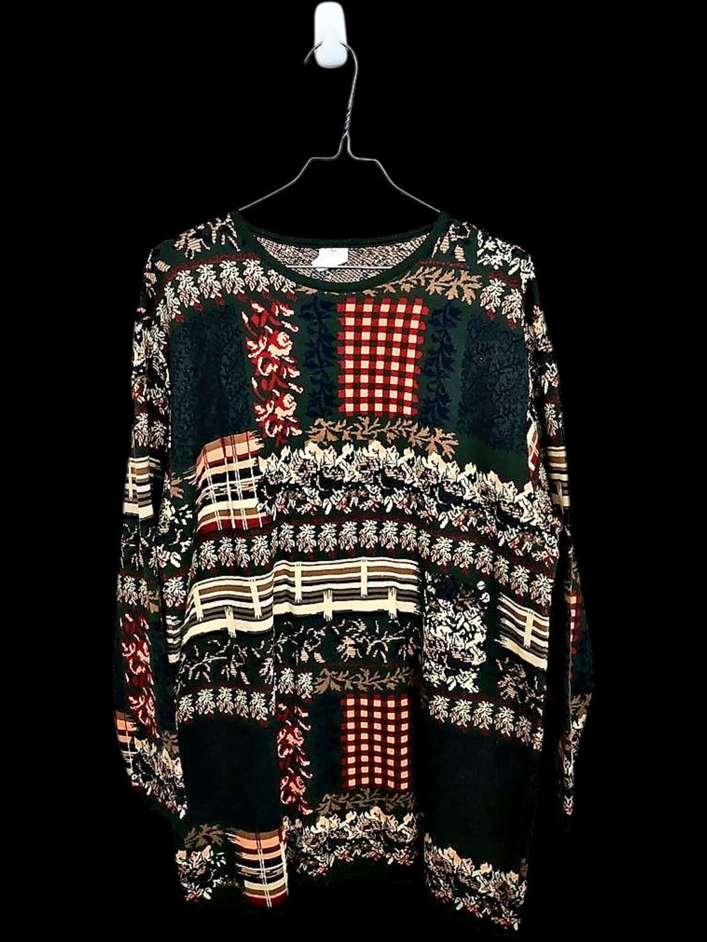 Maglioni & Felpe: Vintage Gemusterter Strickpullover - Größe L – Usato da Zug venduto da vinokilo 1