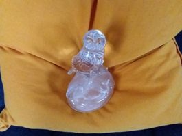 Süssi Eule aus Kristallglas für Sammler