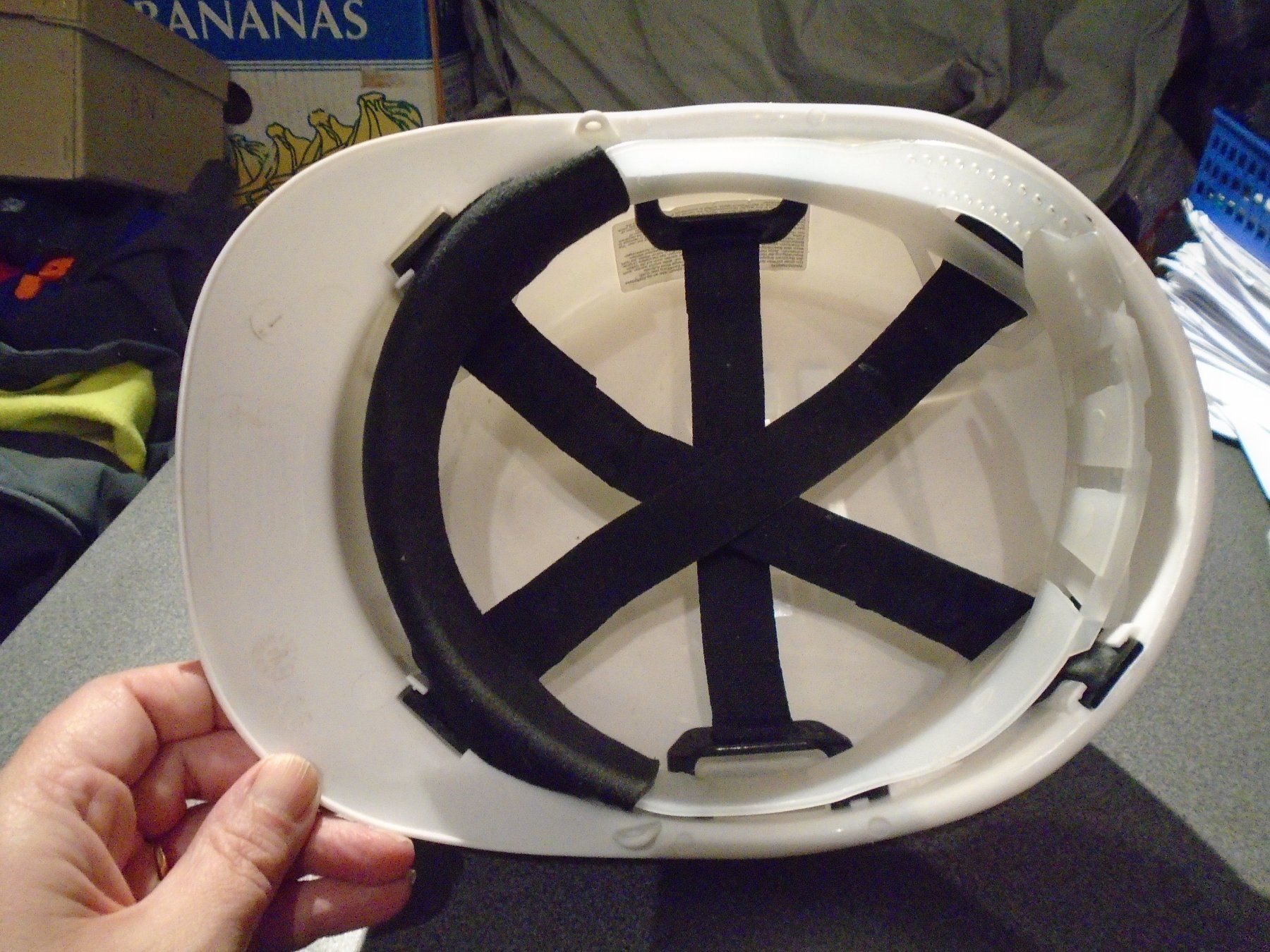 Protezione per viso e udito: Bauhelm Size 53 - 66 cm, weiss – Usato da Zürich venduto da Motzkuh 1
