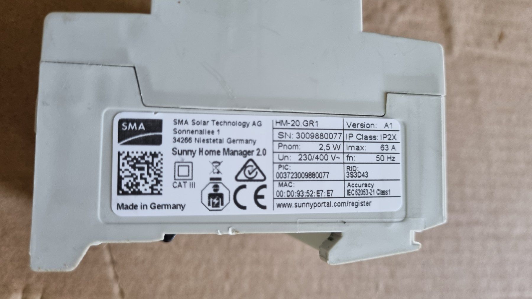 Onduleurs: SMA Sunny home Manager – D'occasion à Gelfingen par Palme_4 1