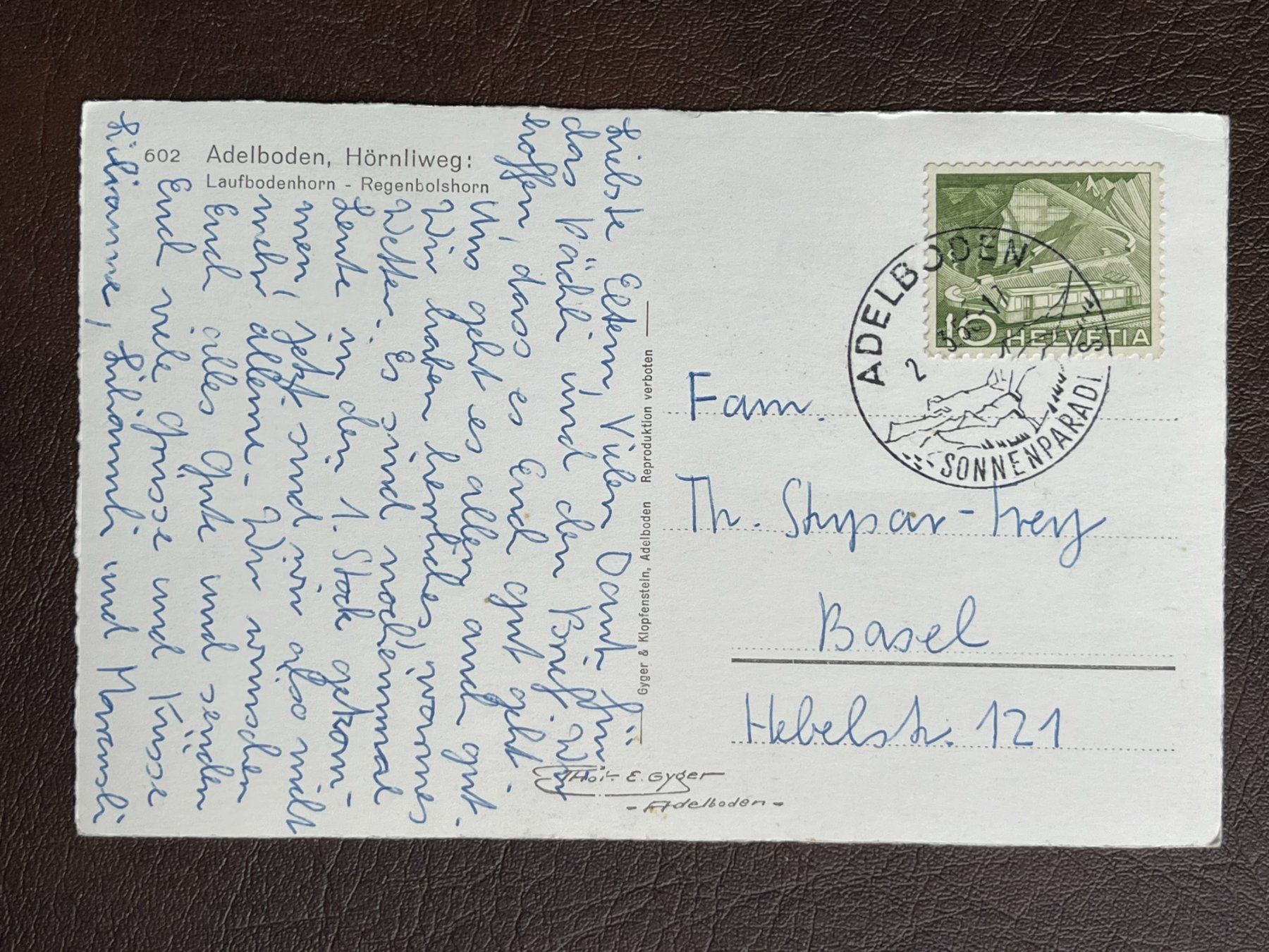 Cartoline postali: Adelboden - Hörnliweg – Usato da Steg VS venduto da _vinci_ 1