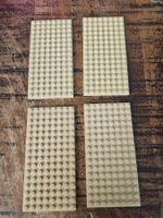 lego 92438 lot de 4 pièces Tan Plate 8 x 16