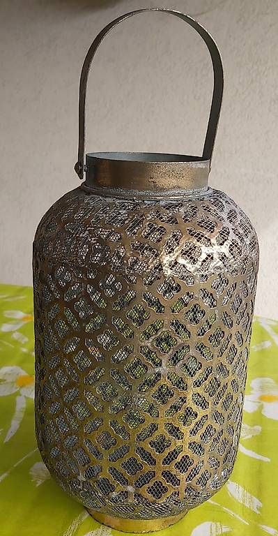 Lanterne: Metall Laterne, orientalisches Windlicht – Usato da Uetendorf venduto da Ladouce 1