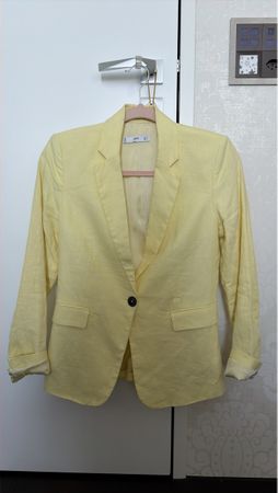 Mango Blazer gelb S guter Zustand