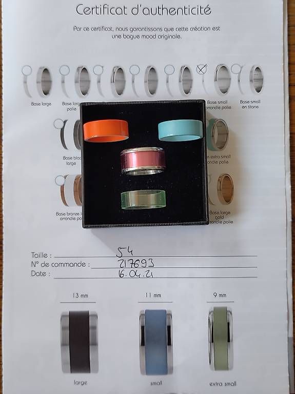 Mood Bagues: Bague Mood small 54 – D'occasion à Aigle par cal_yz9d