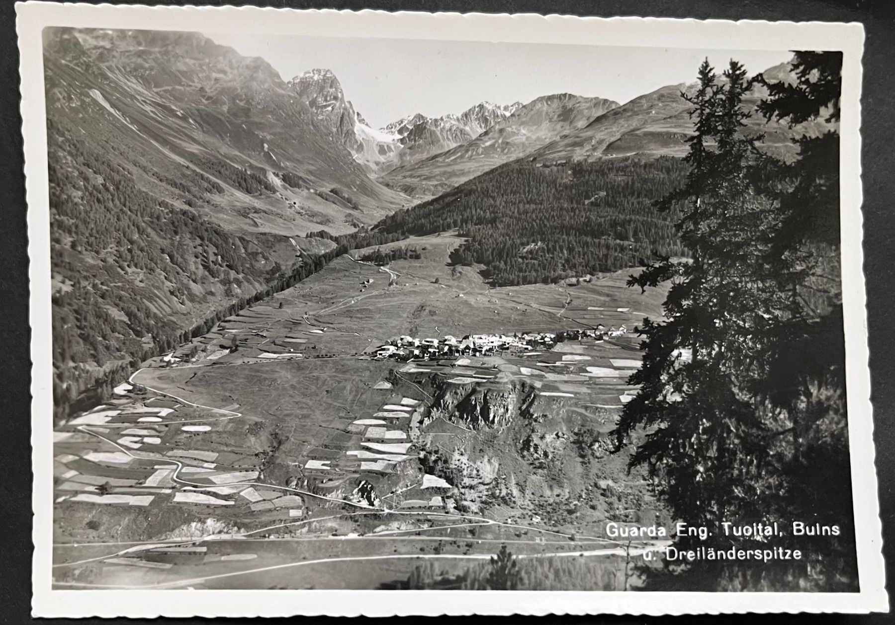 Cartoline postali: Guarda Engadin/ Tuoital, Buins/ ca. 1960 – Usato da Ostermundigen venduto da DaxKarten-75