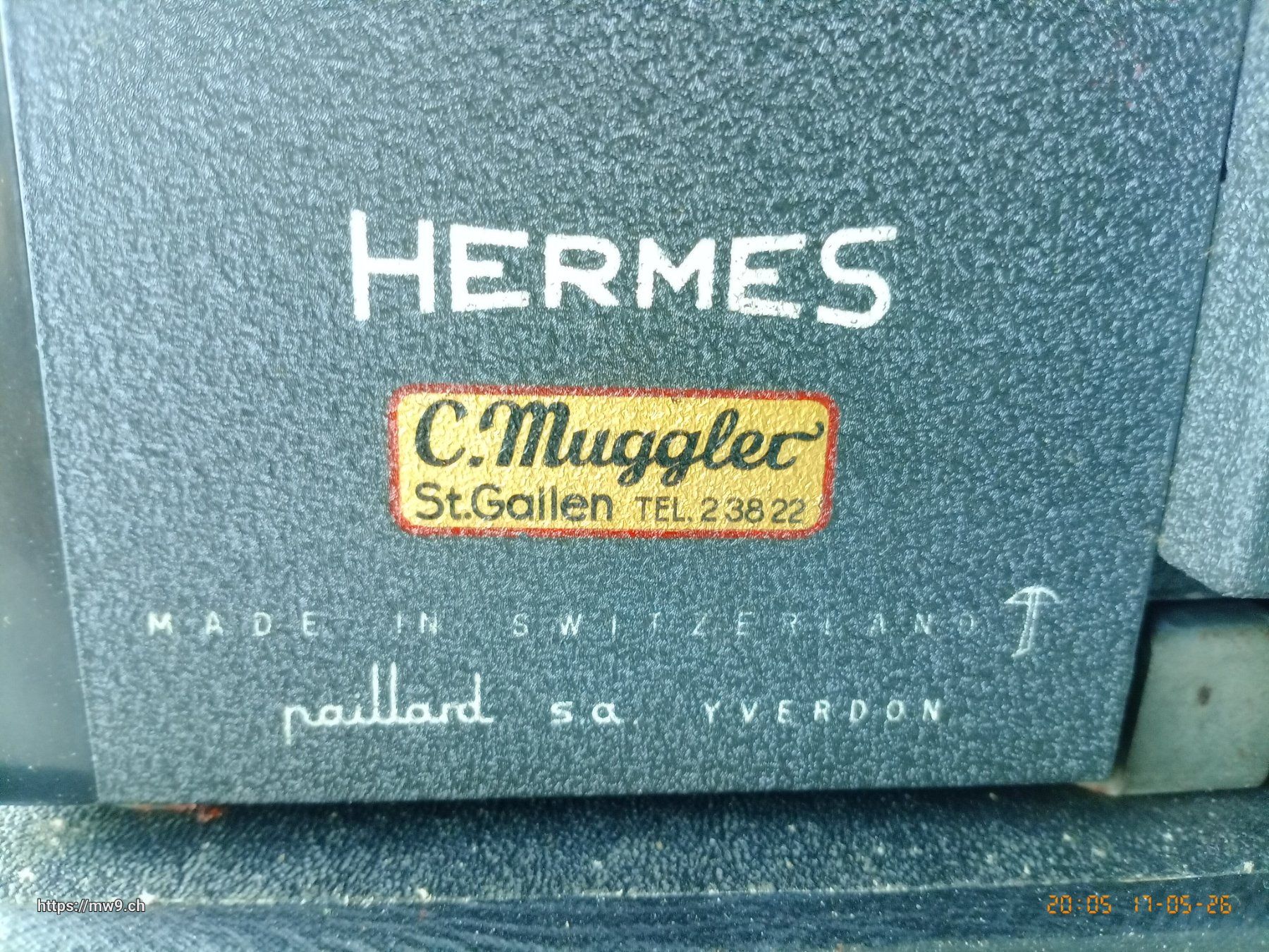 Macchine da scrivere: Hermes 2000 Schreibmaschine antikes Modell – Usato da Castione venduto da Markus_Winter_Ticino 4