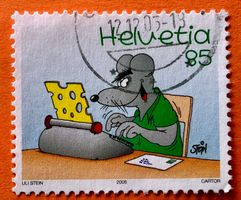 Nr.1158 Maus am Schreibmaschine Sondermarken GESTEMPELT 2005