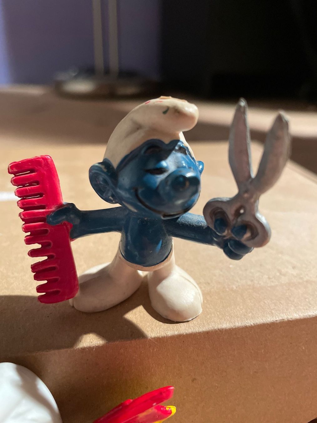Schleich Figuren: 3 SCHLEICH / PEYO Schlümpfe 70er Jahre – Gebraucht aus Frasnacht von GracyStore 2