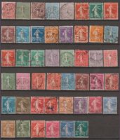 France Belle collection de timbres Marianne