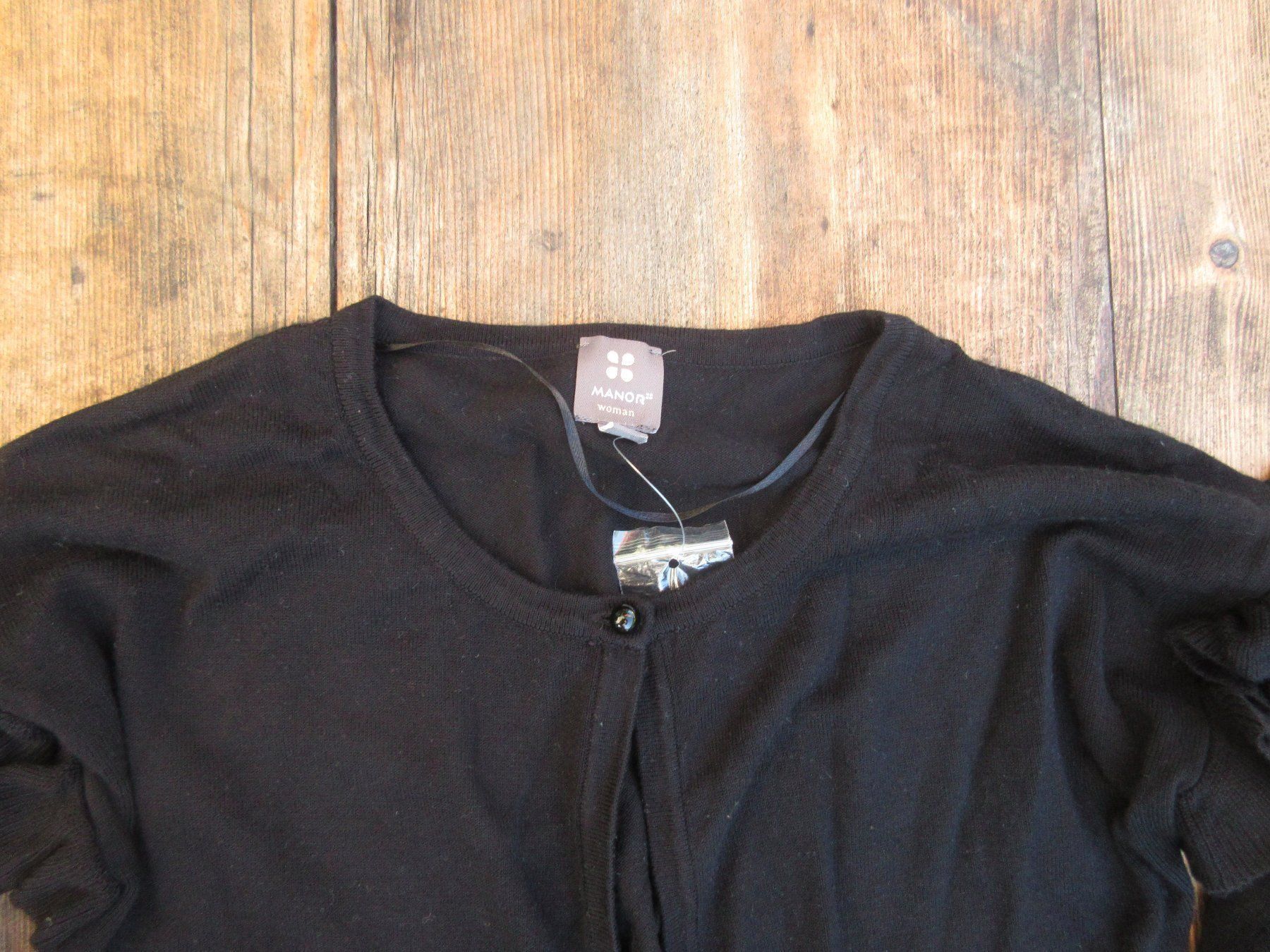 Boleros: Strickjacke Manor schwarz Gr S Viscose – Neu (gemäss Beschreibung) aus Lichtensteig von mosovi 2