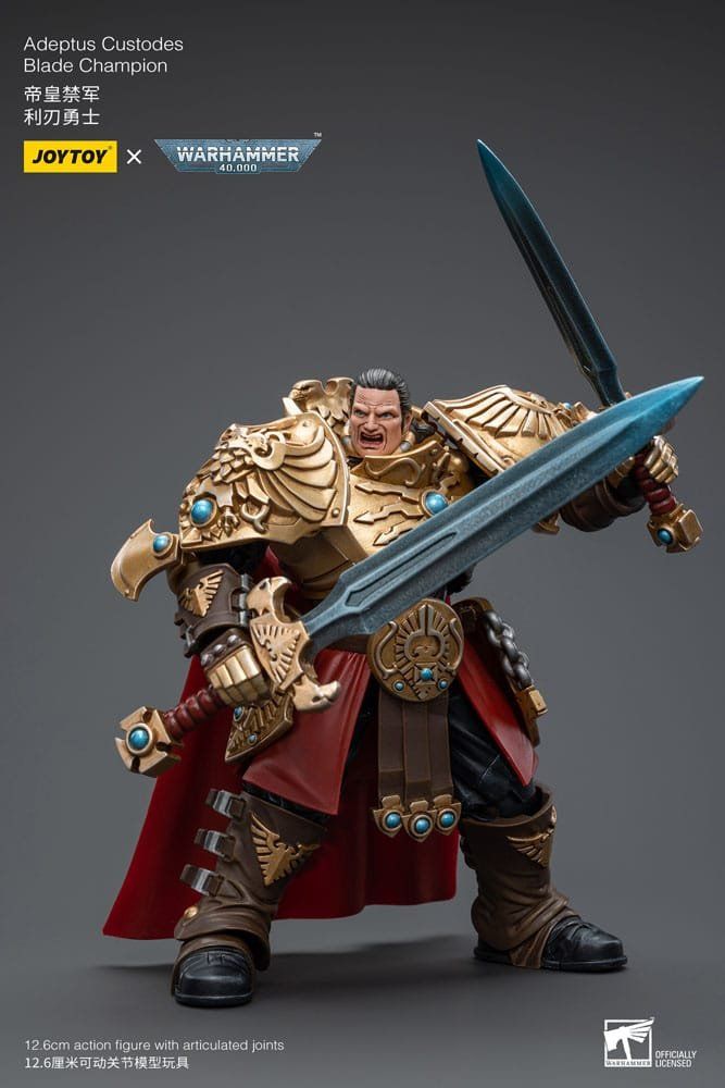 Statuette: Warhammer 40k 1/18 Adeptus Custodes Blade Champion 12 cm – Nuovo e nell'imballaggio originale da St-Imier venduto da ATTAKSHOP 5