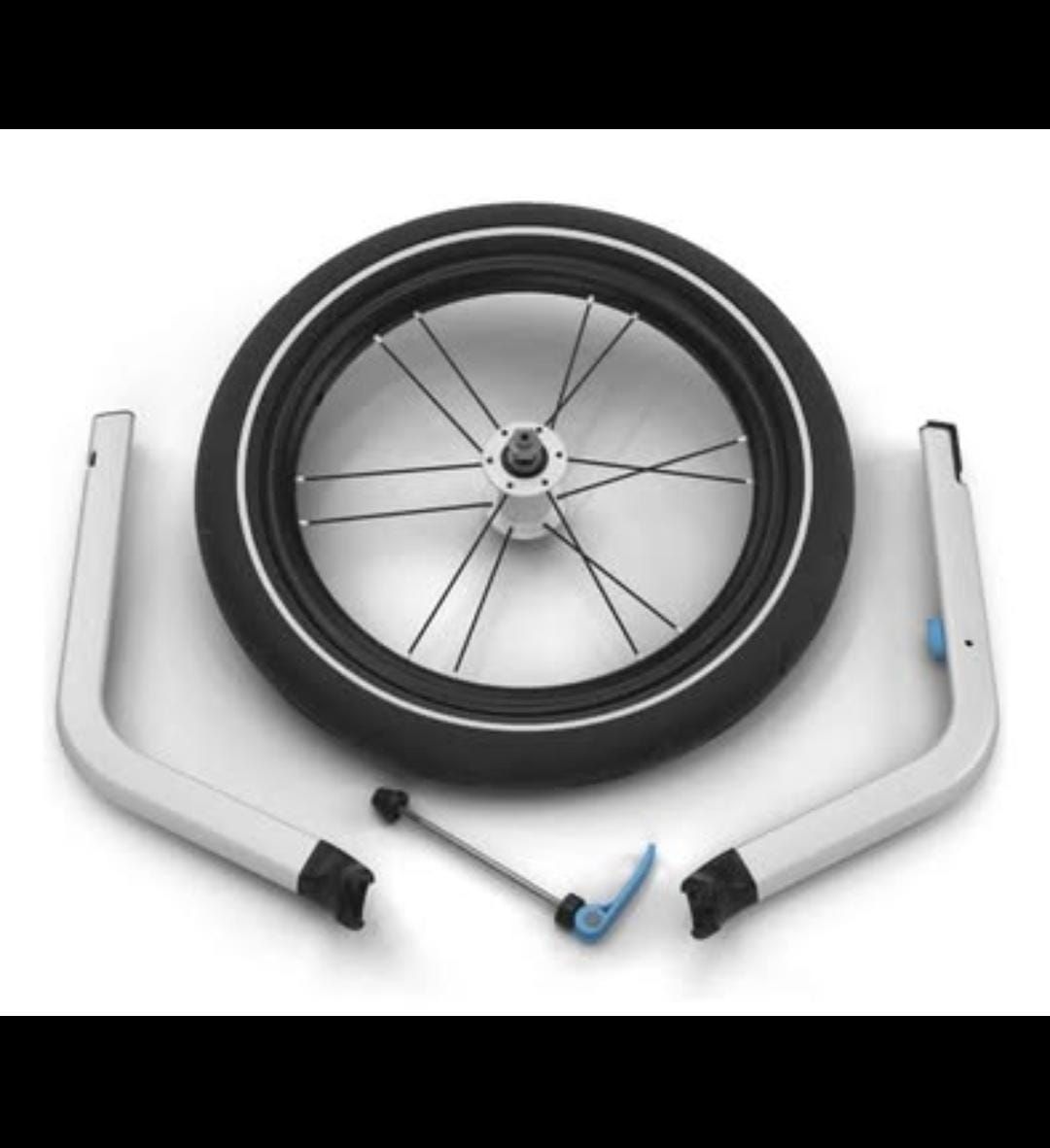 Thule Anhänger: Thule Jogging-Rad-Set 2 Plätzer – Gebraucht aus Oltingen von kar_pw9l