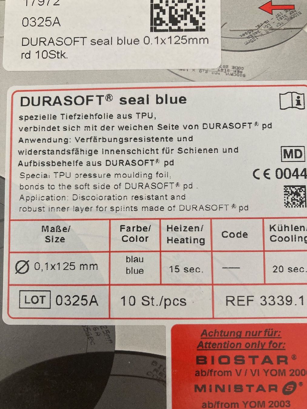 Folien: Scheu Durasoft Seal – Neu und originalverpackt aus Kaltbrunn von Silberkiste 2