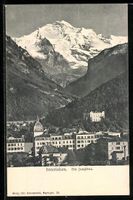 Interlaken, Teilansicht des Ortes mit Ju