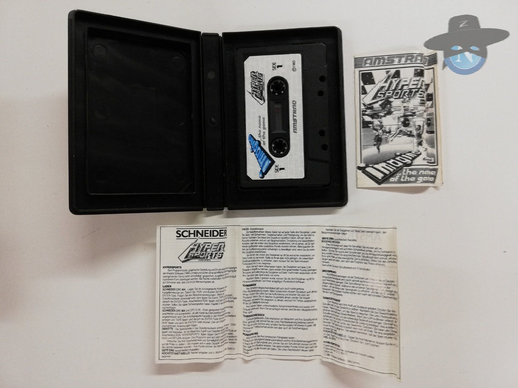 Giochi: Hyper Sports / Amstrad Schneider CPC 464 – Usato da St. Gallen venduto da zorro_dc 3