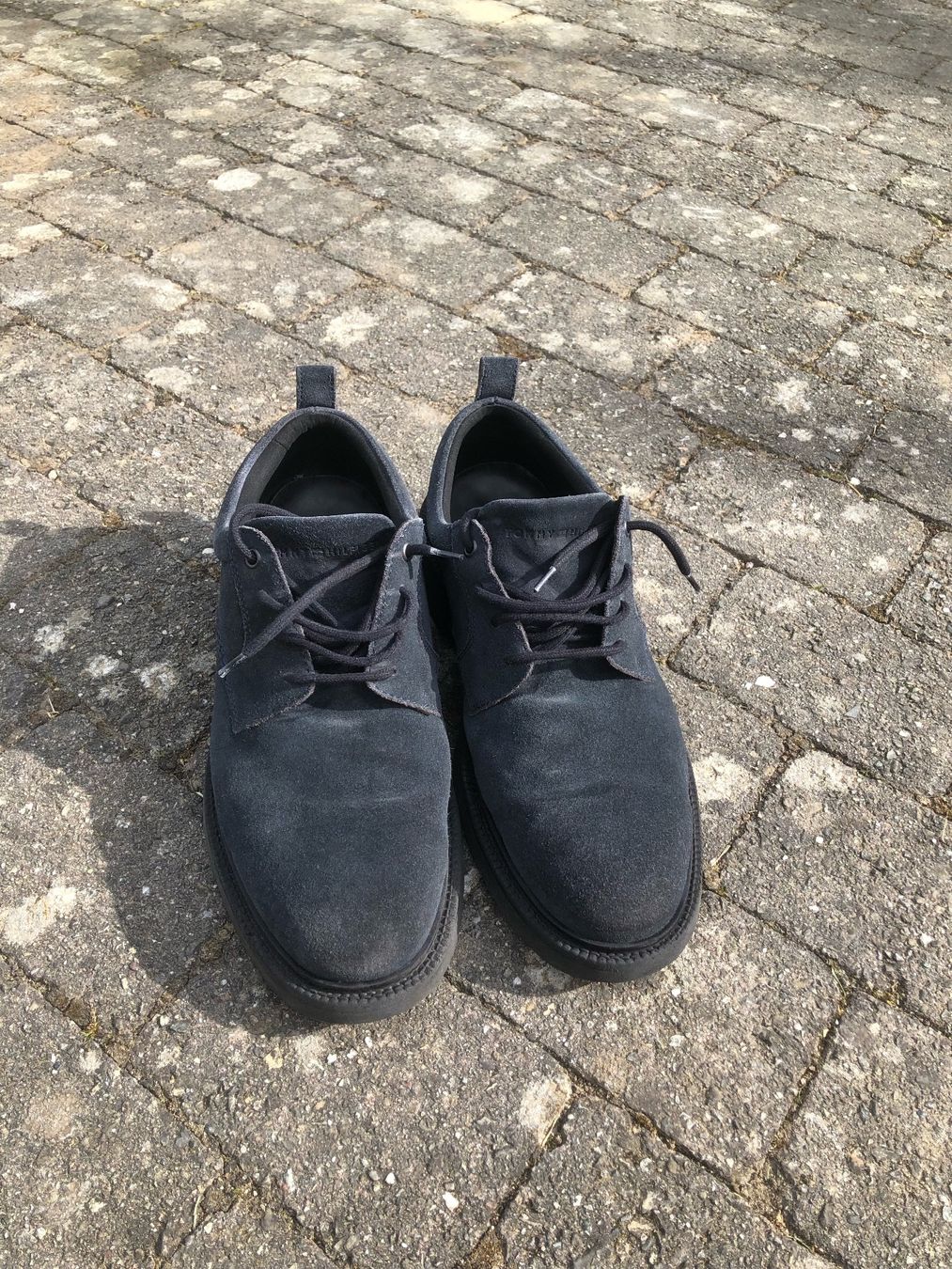 Tommy Hilfiger Scarpe da uomo: Thommy Hilfiger Navy Velours Derby – Usato da Muri b. Bern venduto da mai_x2xp